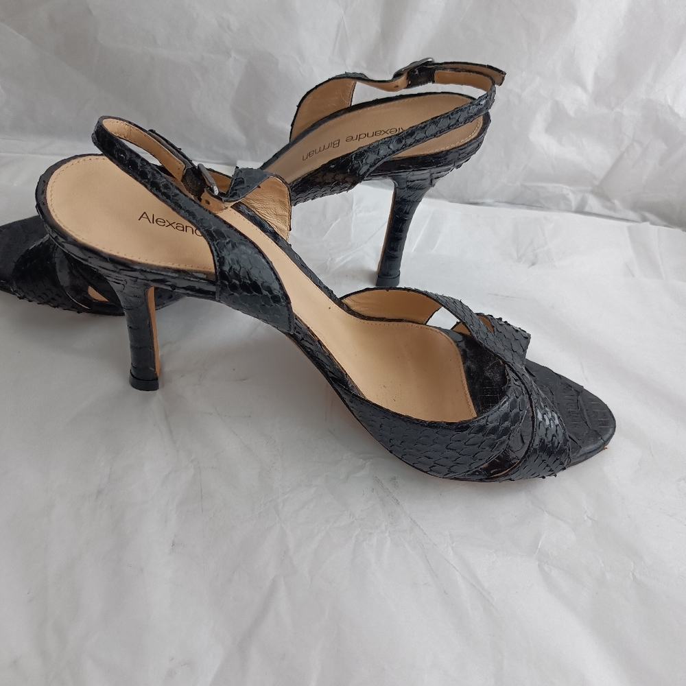 Alexandre Birman Python Snake Heeled Sandals 9 - image 7